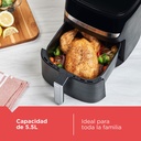 AFBD62-1BDLA - FREIDORA DE AIRE BLACK & DECKER PURIFRY 5.5LTS NEGRA - 5