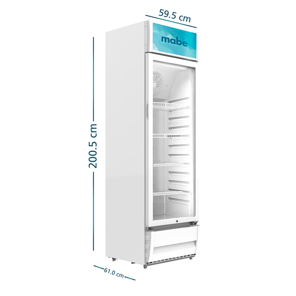 ALASKAVIT316CEG - VITRINA VERTICAL MABE 316 LTS - 2