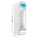 ALASKAVIT316CEG - VITRINA VERTICAL MABE 316 LTS - 2