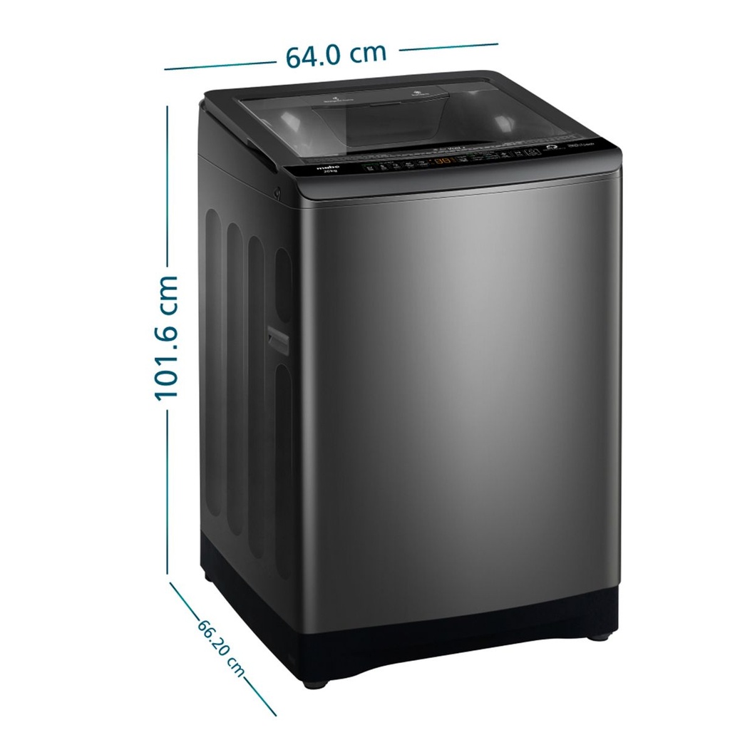 LMA0220WDGAB0 - LAVADORA MABE 20KG CARGA SUPERIOR DIGITAL GRIS - 3