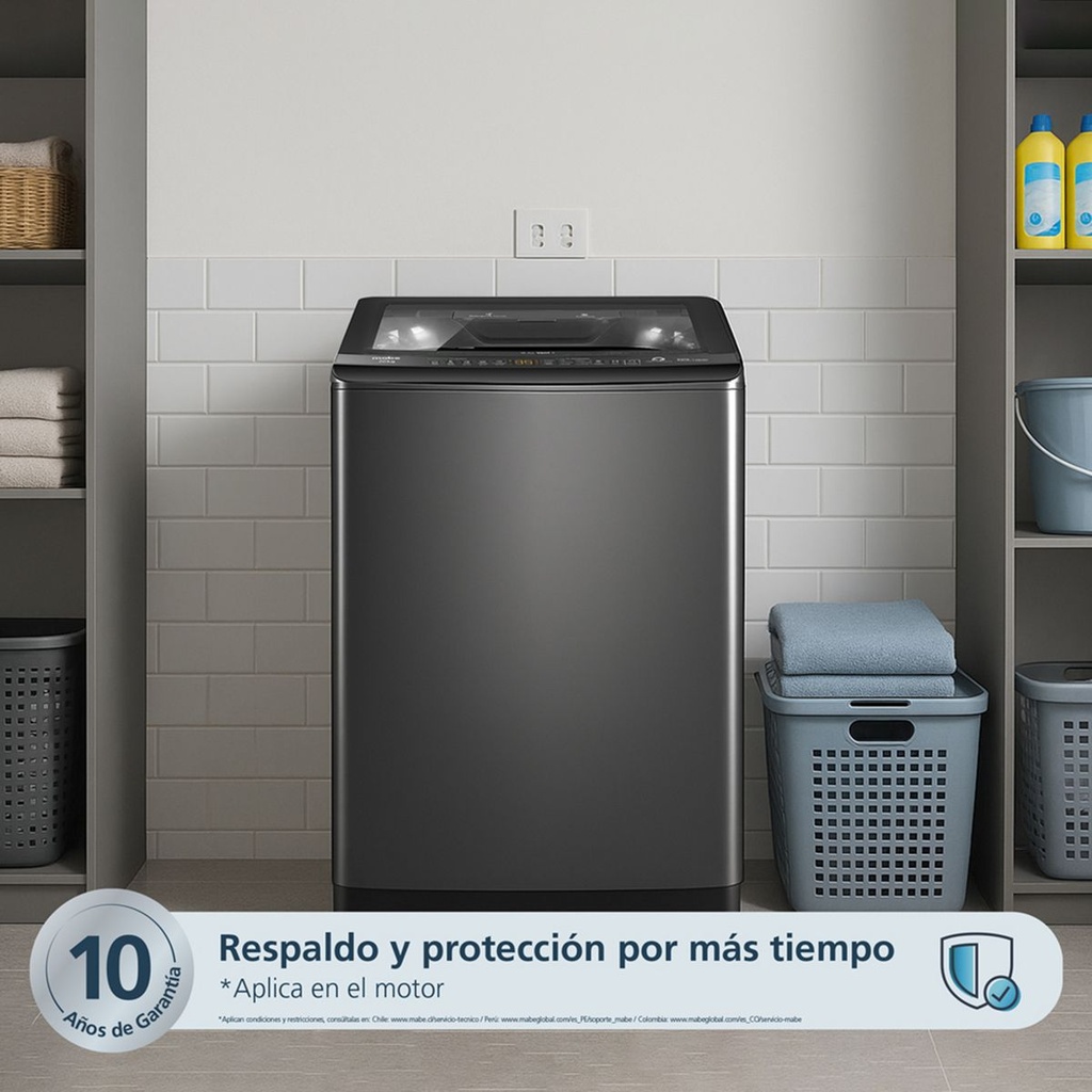 LMA0220WDGAB0 - LAVADORA MABE 20KG CARGA SUPERIOR DIGITAL GRIS - 4