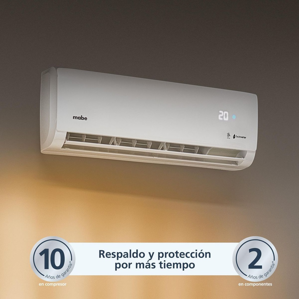 MMI18CDBWCCC9 - AIRE ACONDICIONADO MABE MINI SPLIT 18000 BTU INVERTER BLANCO 220V - 2