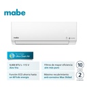 MMI09CABWCCC1 - AIRE ACONDICIONADO MABE MINI SPLIT 9000 BTU INVERTER BLANCO 110V - 2