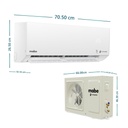 MMI09CABWCCC1 - AIRE ACONDICIONADO MABE MINI SPLIT 9000 BTU INVERTER BLANCO 110V - 3