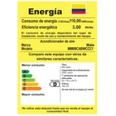 MMI09CABWCCC1 - AIRE ACONDICIONADO MABE MINI SPLIT 9000 BTU INVERTER BLANCO 110V - 4