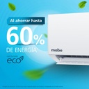 MMI09CABWCCC1 - AIRE ACONDICIONADO MABE MINI SPLIT 9000 BTU INVERTER BLANCO 110V - 6