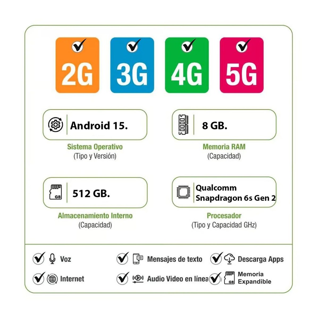 Honor X8d 6.77" 8GB+512GB 4G LTE - 4