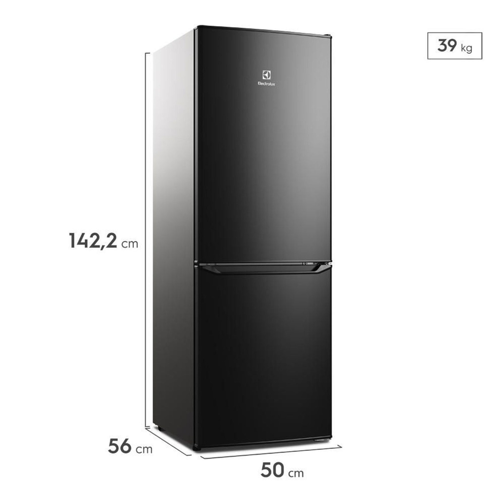ERB163HB - NEVERA ELECTROLUX BOTTOM FREEZER 166 LITROS BLACK - 2