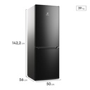 ERB163HB - NEVERA ELECTROLUX BOTTOM FREEZER 166 LITROS BLACK - 2