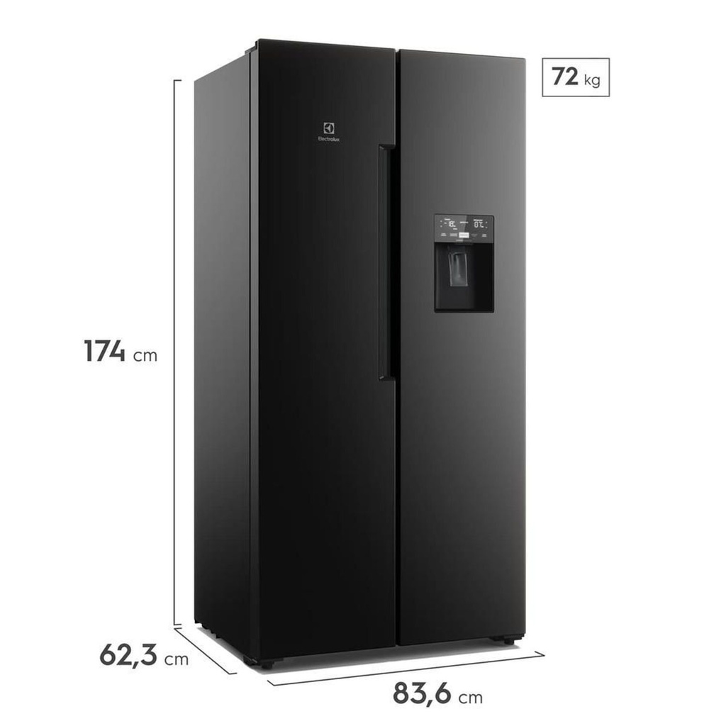 ERS45F3C5EB - NEVECON ELECTROLUX 423 LITROS SIDE BY SIDE INV - 1