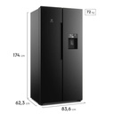 ERS45F3C5EB - NEVECON ELECTROLUX 423 LITROS SIDE BY SIDE INV - 1