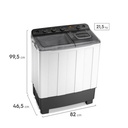WWTT12M6USUZW - LAVADORA ELECTROLUX WHITE WESTINGHOUSE DOBLE - 1