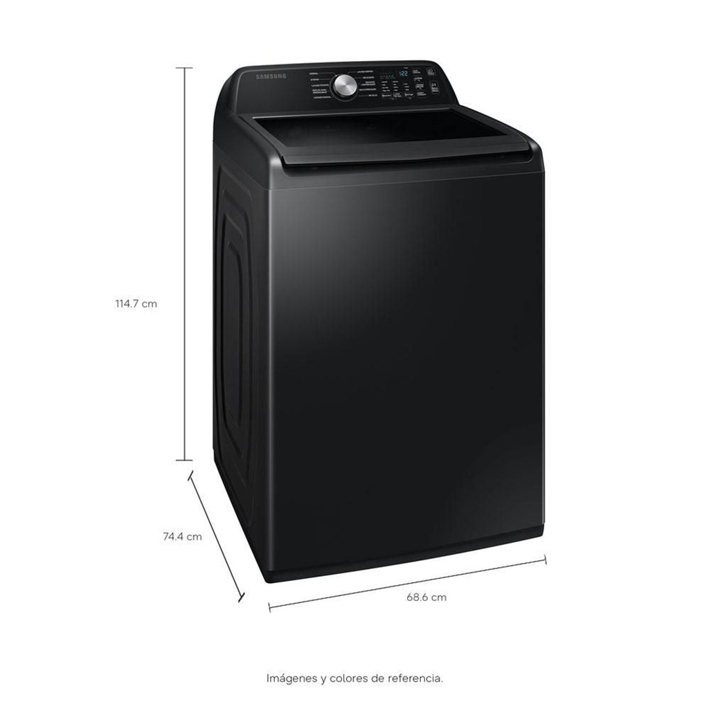 WA70H23SPBCO - LAVADORA SAMSUNG 23 KG AI CARGA SUPERIOR NEGR - 2