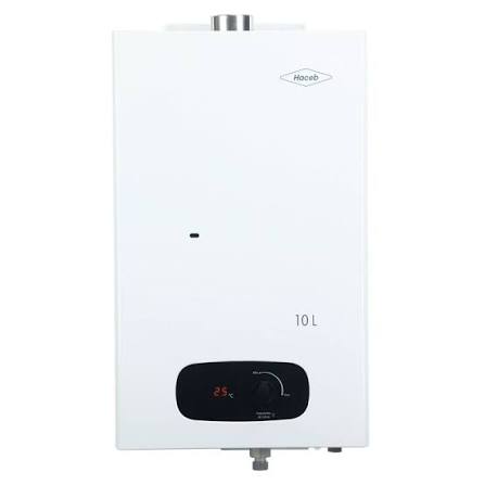 Calentador de Paso HACEB 10 Litros Tiro Forzado Bambú Gas Natural