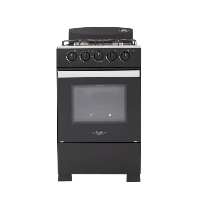 Estufa de Piso HACEB 4 Puestos Con Horno Gas Natural Romero 50-Torre Negro