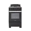 Estufa de Piso HACEB 4 Puestos Con Horno Gas Natural Romero 50-Torre Negro