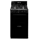 Estufa de Piso Abba 4 Puestos con Horno Gas Natural - Parrillas en Platina