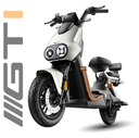 Bicicleta Eléctrica Igoma GTI Batería Extraíble de Plomo Blanca