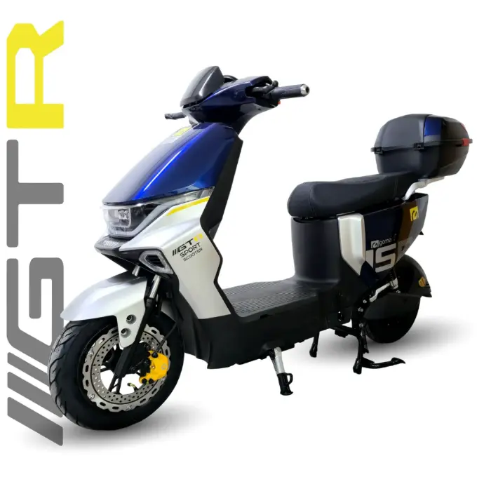 Bicicleta Eléctrica Igoma Sport GTI Batería Extraíble de Plomo Azul