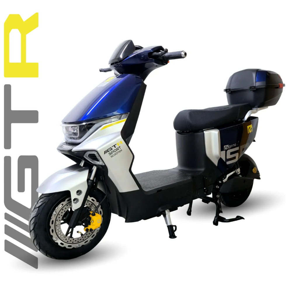 Bicicleta Eléctrica Igoma Sport GT Batería de Litio Azul