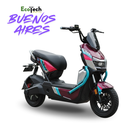 Bicicleta Eléctrica Ecotech Buenos Aires Batería Extraíble de Plomo Morada