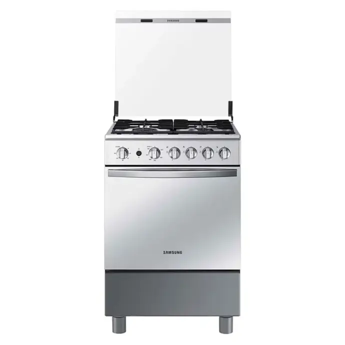 Estufa de piso SAMSUNG de 4 puestos con plancha de hierro fundido incluida - NX24BG57413SCO