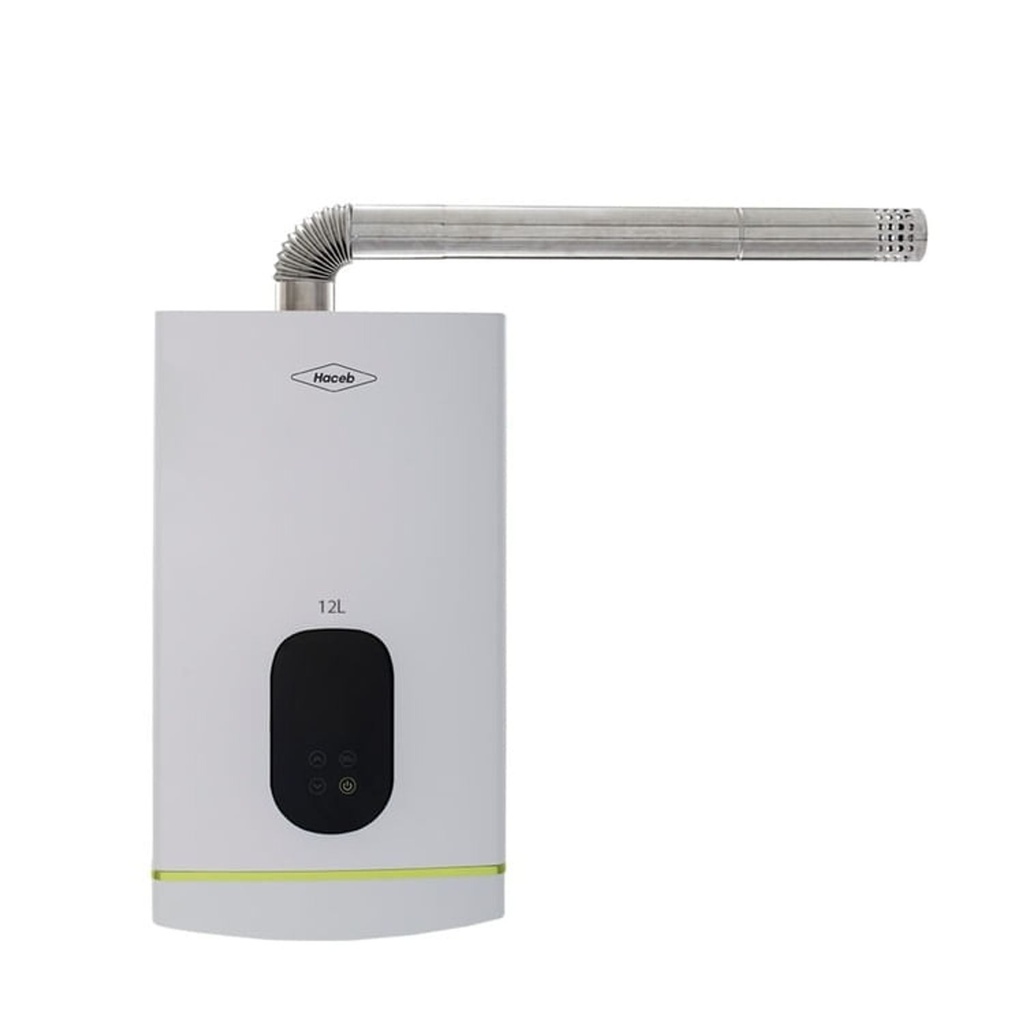 Calentador de Paso HACEB 12 Litros Tiro Forzado Bambú Gas Natural