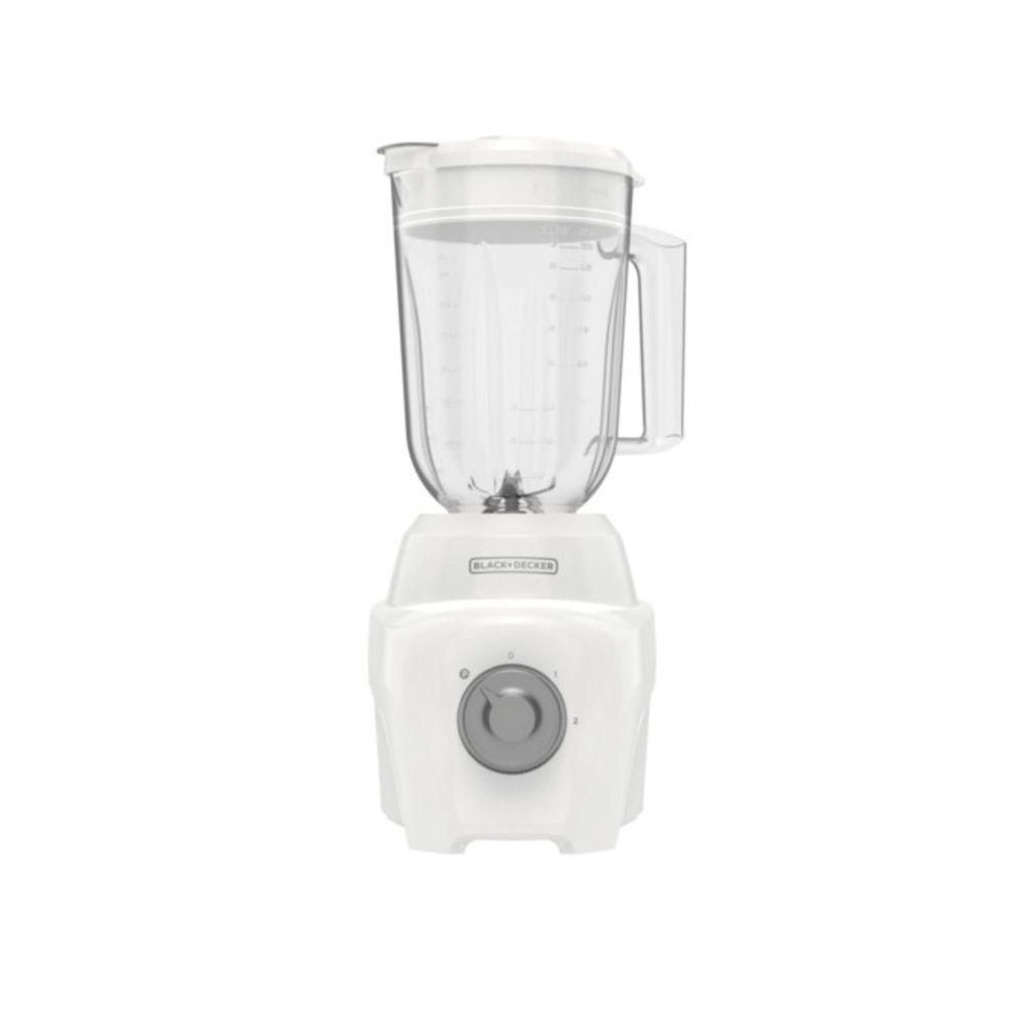 BL0876-0WDLA - LICUADORA BLACK & DECKER 700 WATTS 2 VELOC+PULSO JARRA VIDRIO 1.25L BLANCA