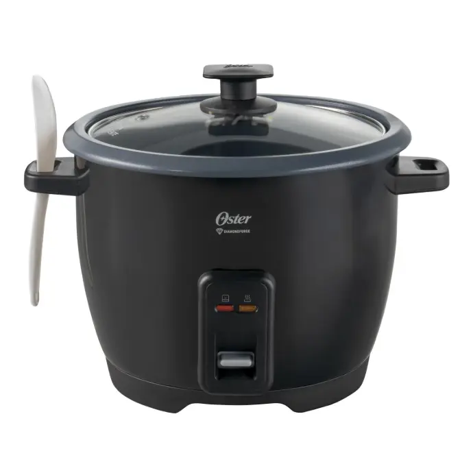 Olla arrocera OSTER 10 Tazas Multiusos DiamondForce Negro