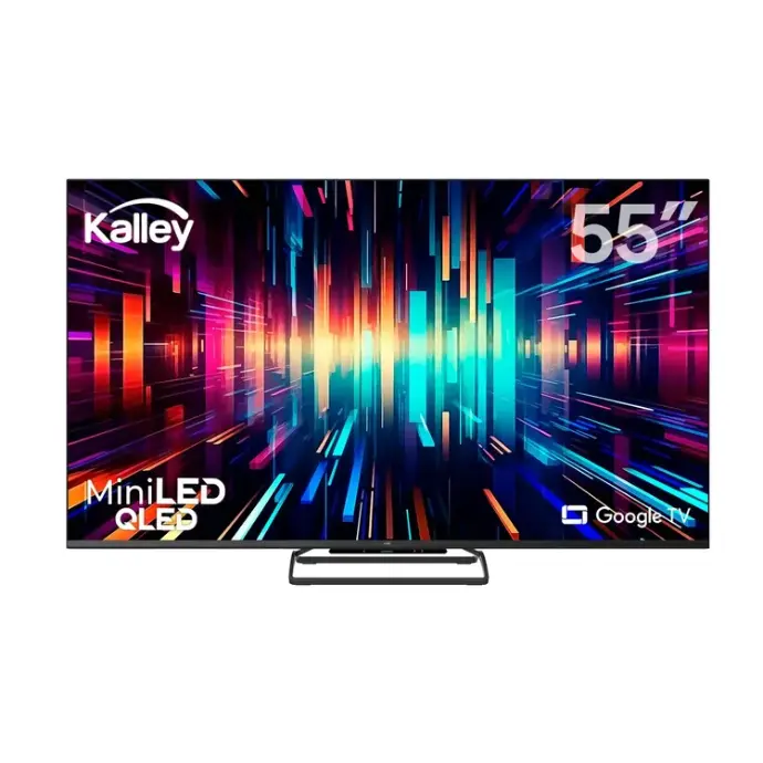 TV KALLEY 55" Pulgadas 137.7 cm 55GM405 4KUHD MINILED QLED GAMING Smart TV Google