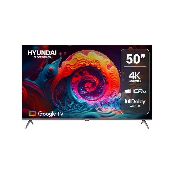 TELEVISOR HYUNDAI 50" 4K UHD LED SMART TV GOOGLE 