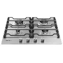 Estufa de empotrar SAMSUNG 60 cms 4 puestos Gas Natural NA64C3020AS/CO Plateado 