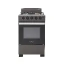 Estufa de Piso HACEB 4 Puestos Con Horno Gas Natural Romero 50-Torre Gris 