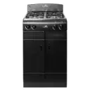 Estufa de Piso SUPERIOR 4 Puestos Gas Natural 7015 Negro 