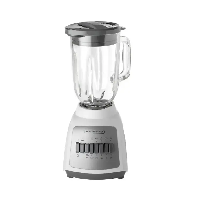 LICUADORA BLACK & DECKER DURAPRO 550 WATTS 10 VELOC JARRA VIDRIO BLANCA 