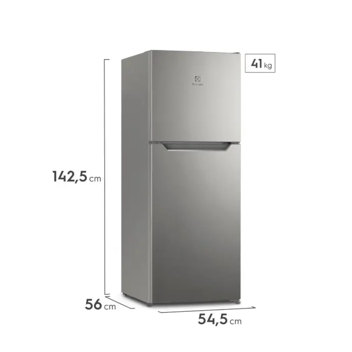 NEVERA ELECTROLUX NO FROST TOP MOUNT INVERTER 197 LITROS SILVER 