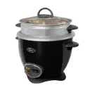 OLLA ARROCERA OSTER MULTIUSOS 1LIB CON VAPORERA NEGRA 