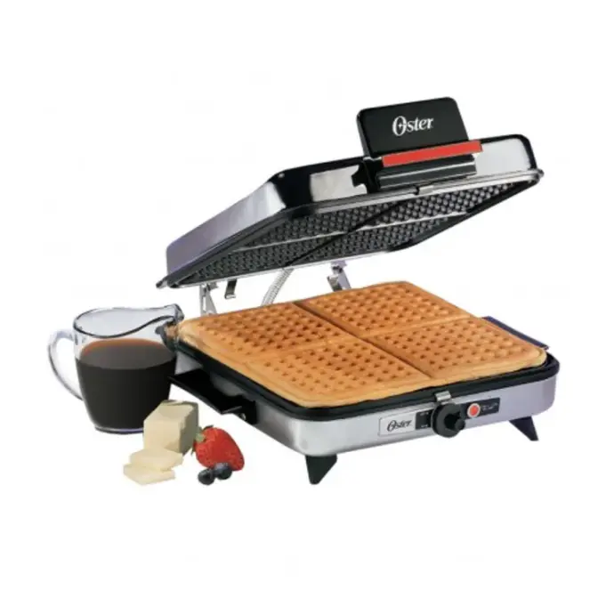 Plancha Sanduchera OSTER 4 puestos CG120W Plateado 
