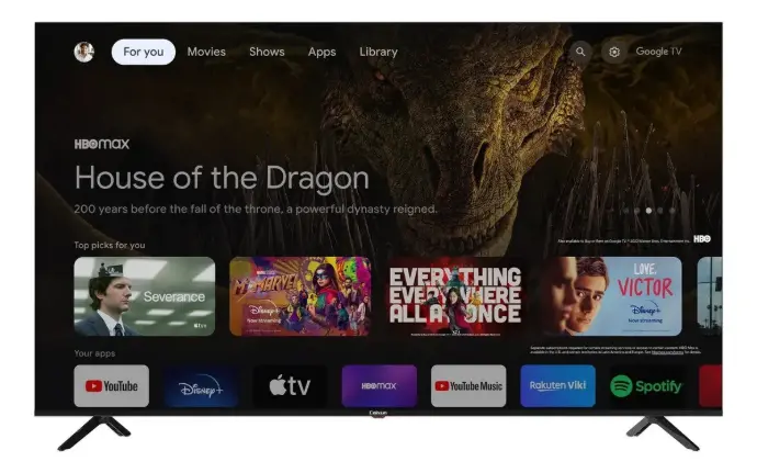 TELEVISOR CAIXUN 75" QLED UHD 4K SMART LED GOOGLE 