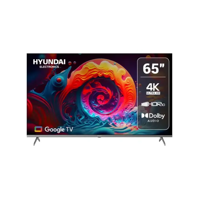 TELEVISOR HYUNDAI 65" 4K UHD LED SMART TV GOOGLE 