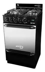 [7706060021667] Estufa de Piso ABBA Majestic 4 Puestos Con Horno Gas Natural AT2035N GT T Negro