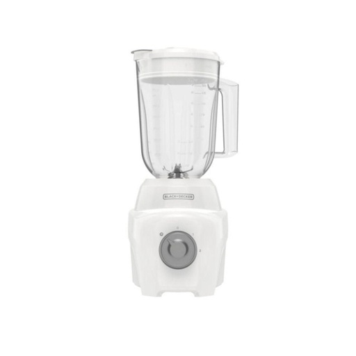[BL0876-0WDLA] BL0876-0WDLA - LICUADORA BLACK & DECKER 700 WATTS 2 VELOC+PULSO JARRA VIDRIO 1.25L BLANCA