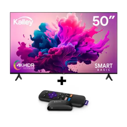 [7705946476812] TV KALLEY 50" 50SB300 4K+RokuE