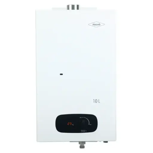 [7704353402759] Calentador de Paso HACEB 10 Litros Tiro Forzado Bambú Gas Natural 