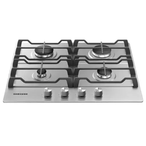 [8806095836645] Estufa de empotrar SAMSUNG 60 cms 4 puestos Gas Natural NA64C3020AS/CO Plateado 