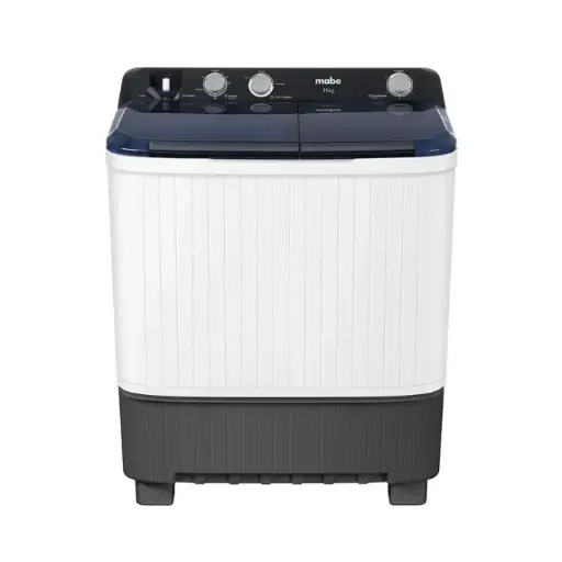 [757638389853] Lavadora MABE Semi Automática Carga Superior 11 Kilos Blanca 