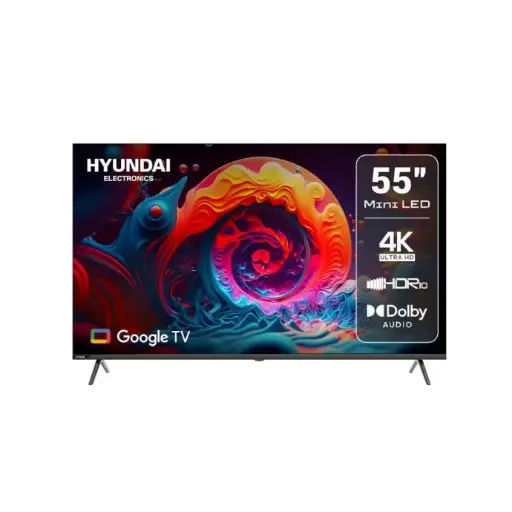 [7707138001321] TELEVISOR HYUNDAI 55" 4K UHD MINI QLED SMART TV GOOGLE 
